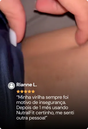 Depoimento de Rianne L. sobre o NutralFit